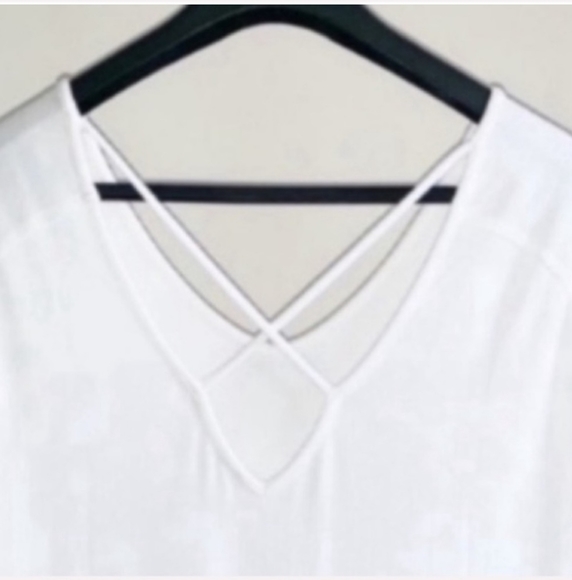 🆕 Michael Stars Relaxed White Blouse. NWOT - Picture 3 of 6